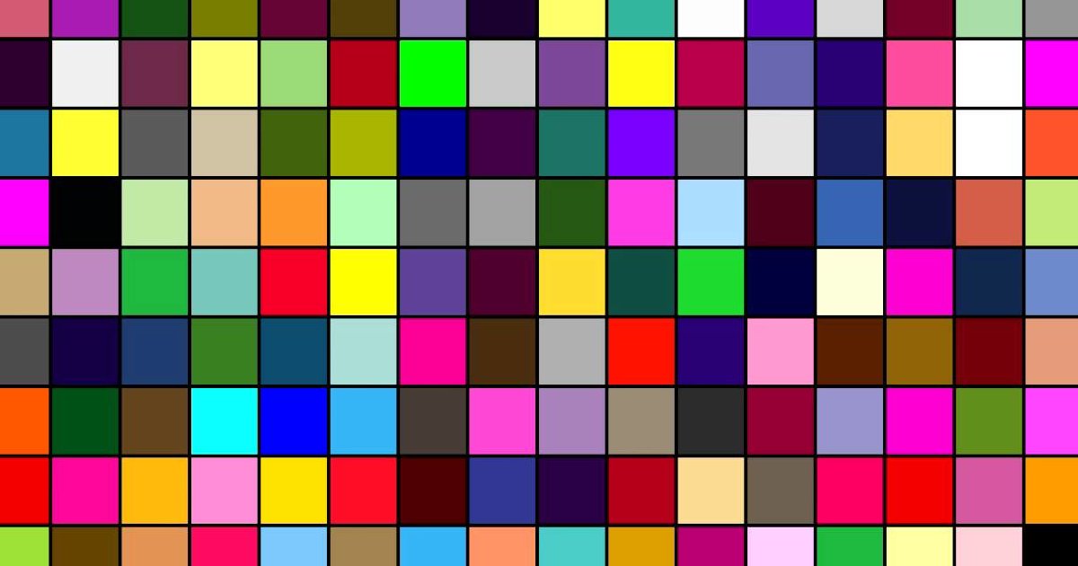 Click the Colored Squares Quiz