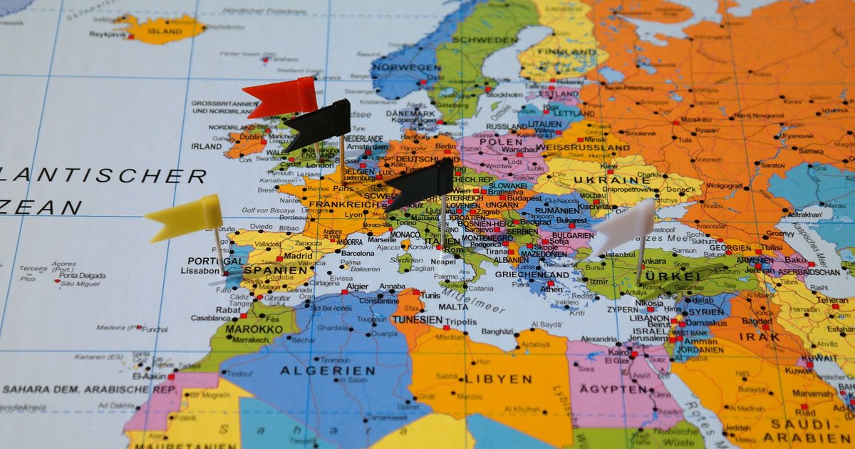 16 Country Flag Map III Quiz
