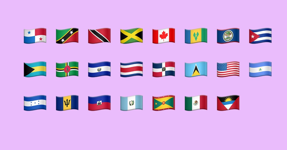 Find the Countries of North America by Flag Emoji Quiz - By geronimostilton