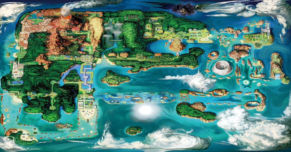 Pokémon Ruby/Sapphire Hoenn Map Routes Quiz By DLspartan93