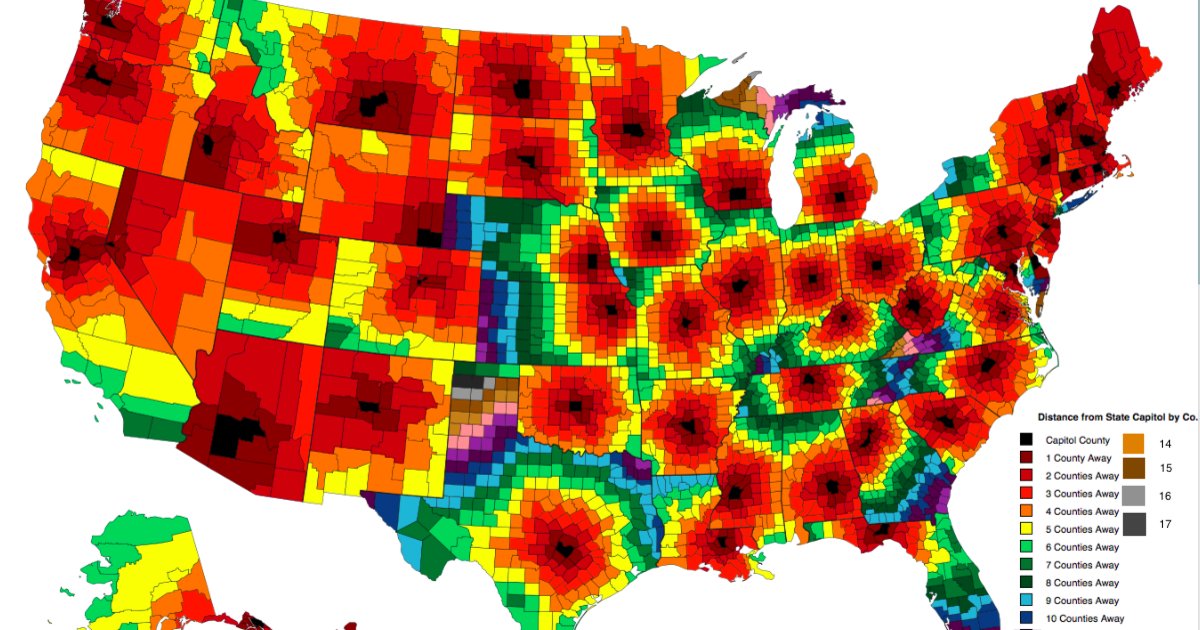 Find the US Counties Quiz By LTH