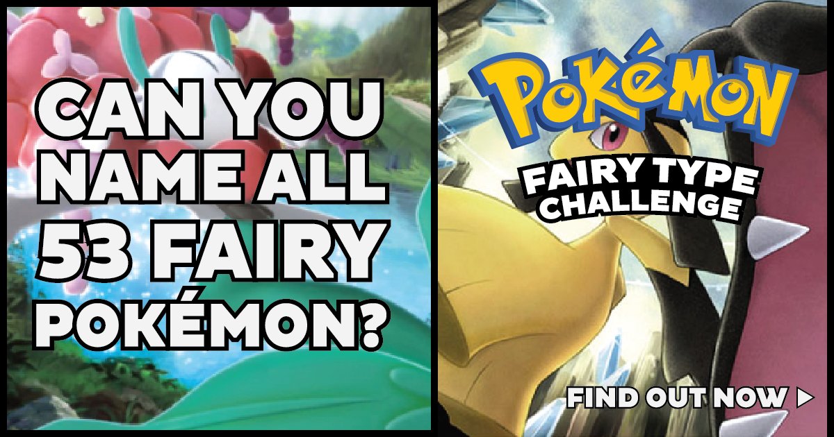 Name all Fairy Type Pokémon! Quiz - By TomasAbercrombe