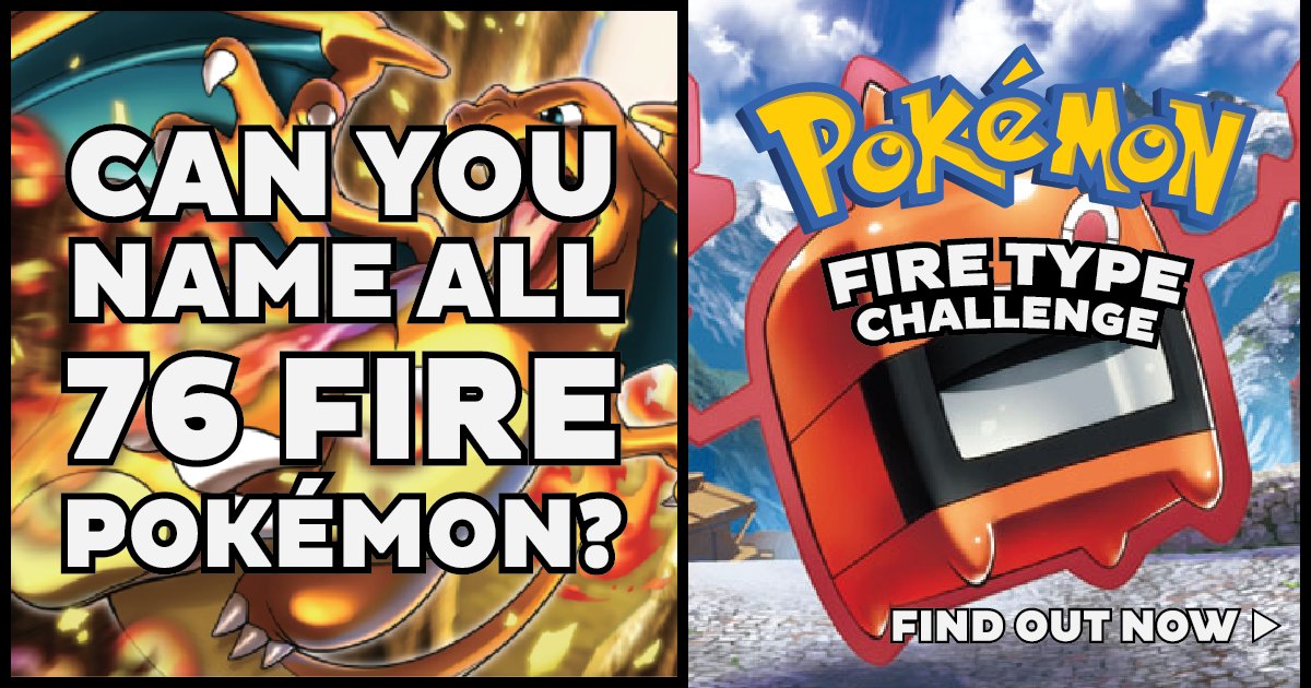 Name all Fire Type Pokémon! Quiz - By TomasAbercrombe