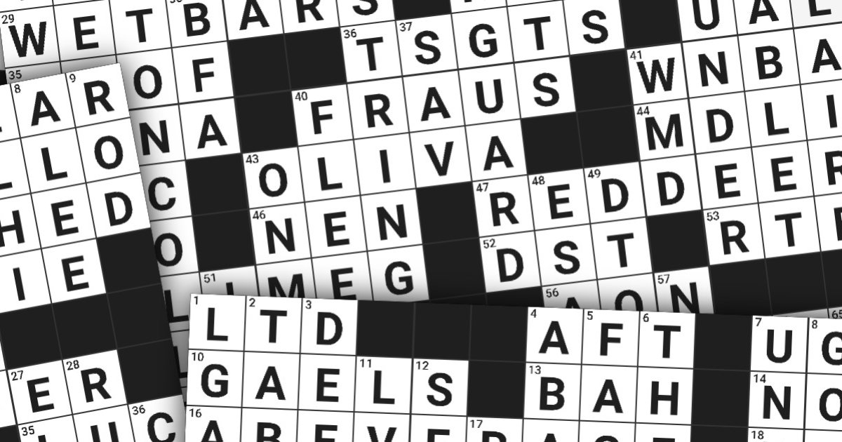Sunday Crossword Apt Anagrams Quiz