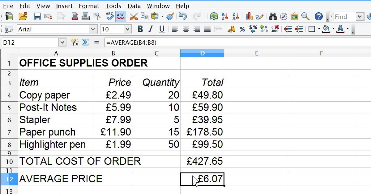 Spreadsheet Terms by description Quiz - By BSNcomputing