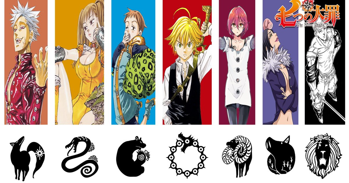Seven Deadly Sins Characters by Pictures Quiz By chanvellimario