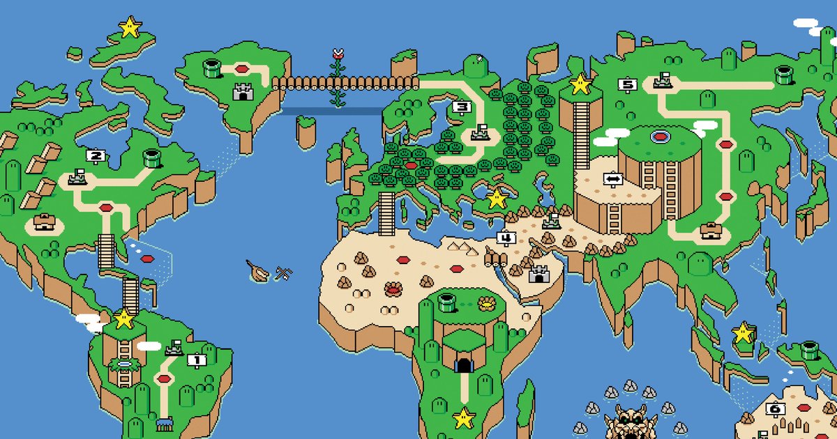 Mario Levels by Games Quiz - By zachaboss85