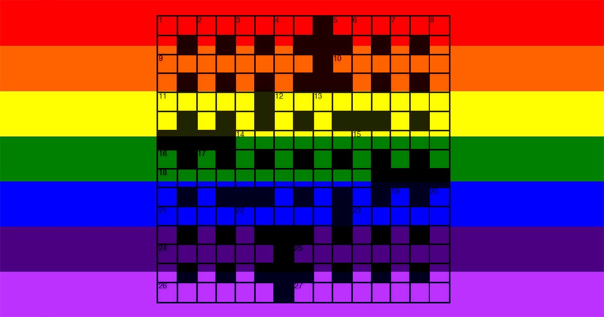 Sunday Crossword Colors of the Rainbow Quiz