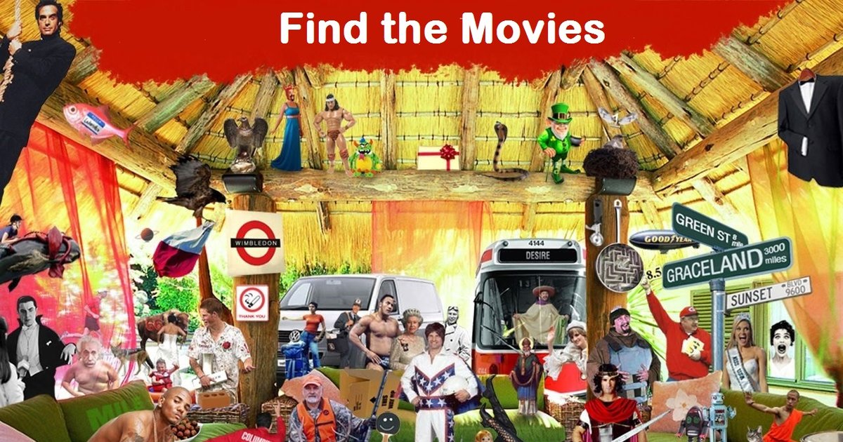 Find the movie titles in the Picture Quiz By mucciniale