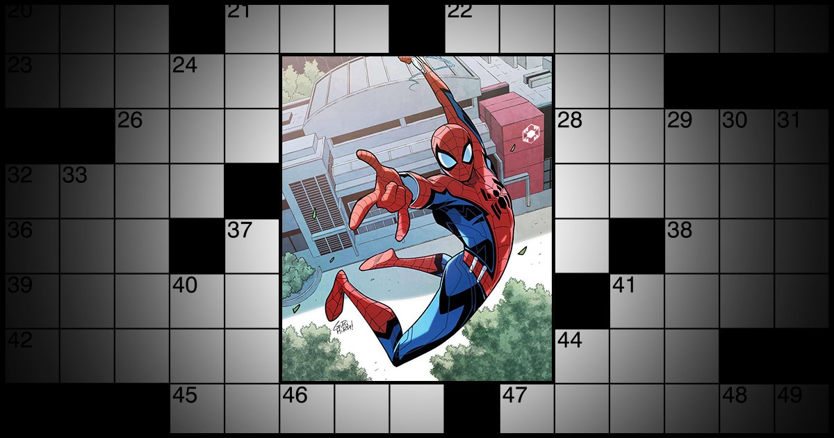 Illustrated Crossword Marvel Comics Quiz