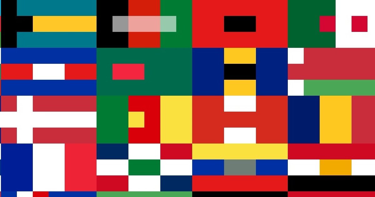 Progressively Pixelated Flags IV Quiz By bareodin2