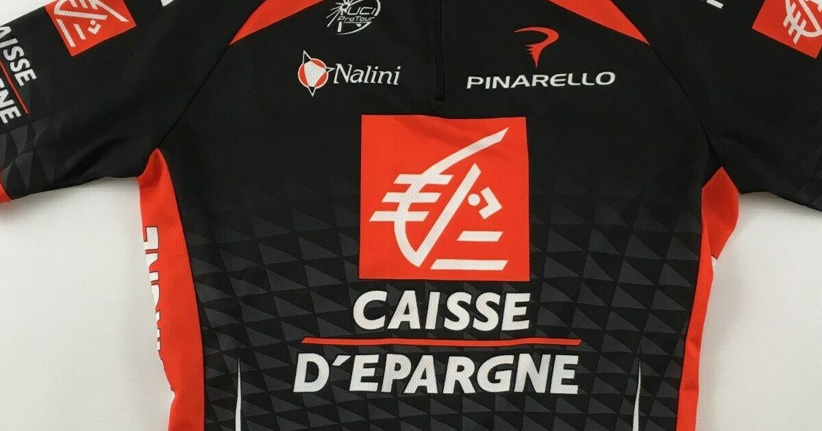 Maillot Cycliste Vintage Nalini Caisse D'Epargne 2006 – Taille 7 (M)