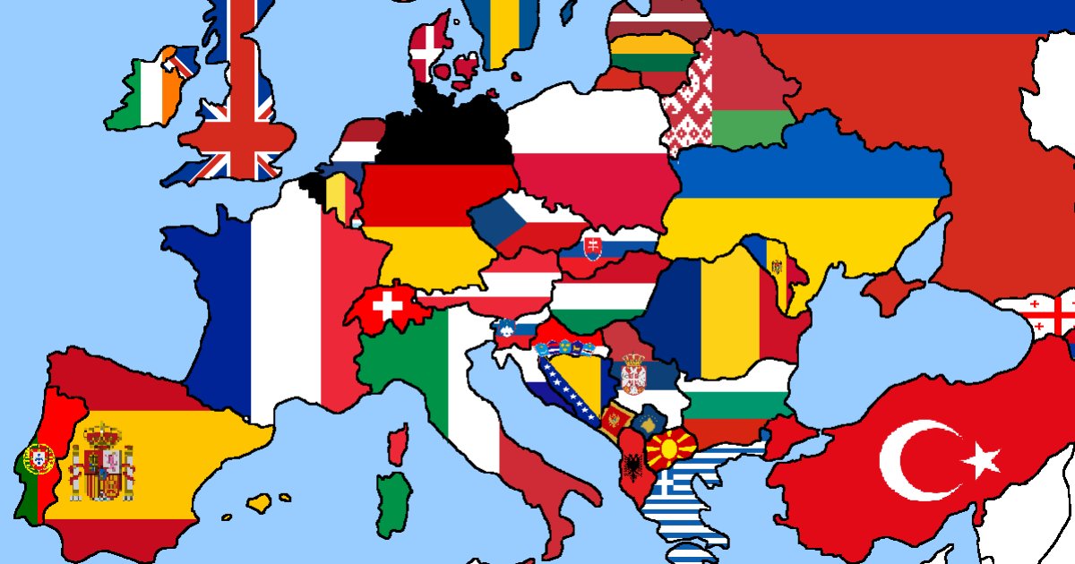 Countries by Bordering Flags (6 Land Borders) Quiz By t_rev19