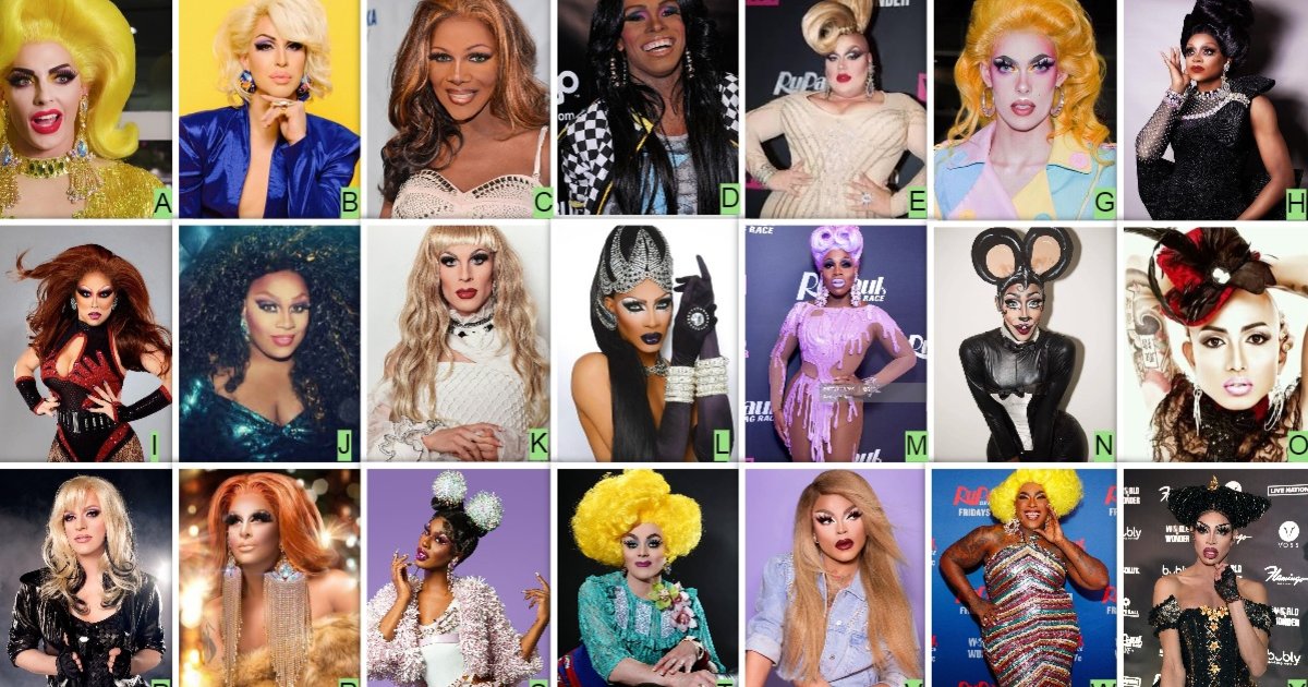 Drag Queens Alphabet Quiz By MuriPuri