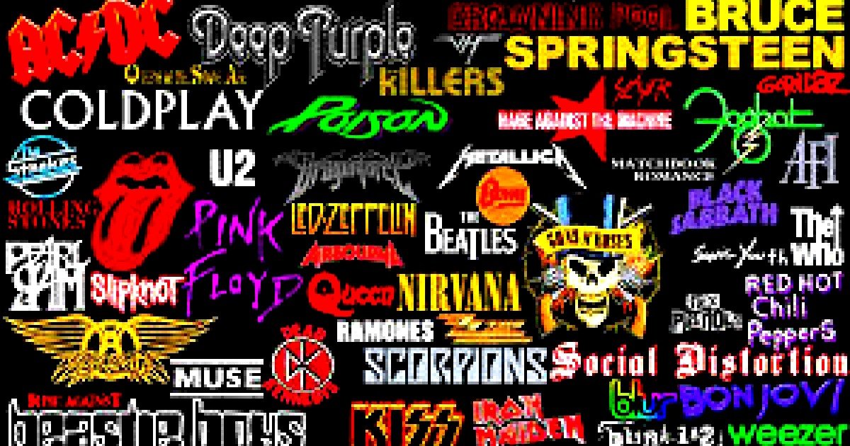 Dingbat Rock Bands Quiz By nabean