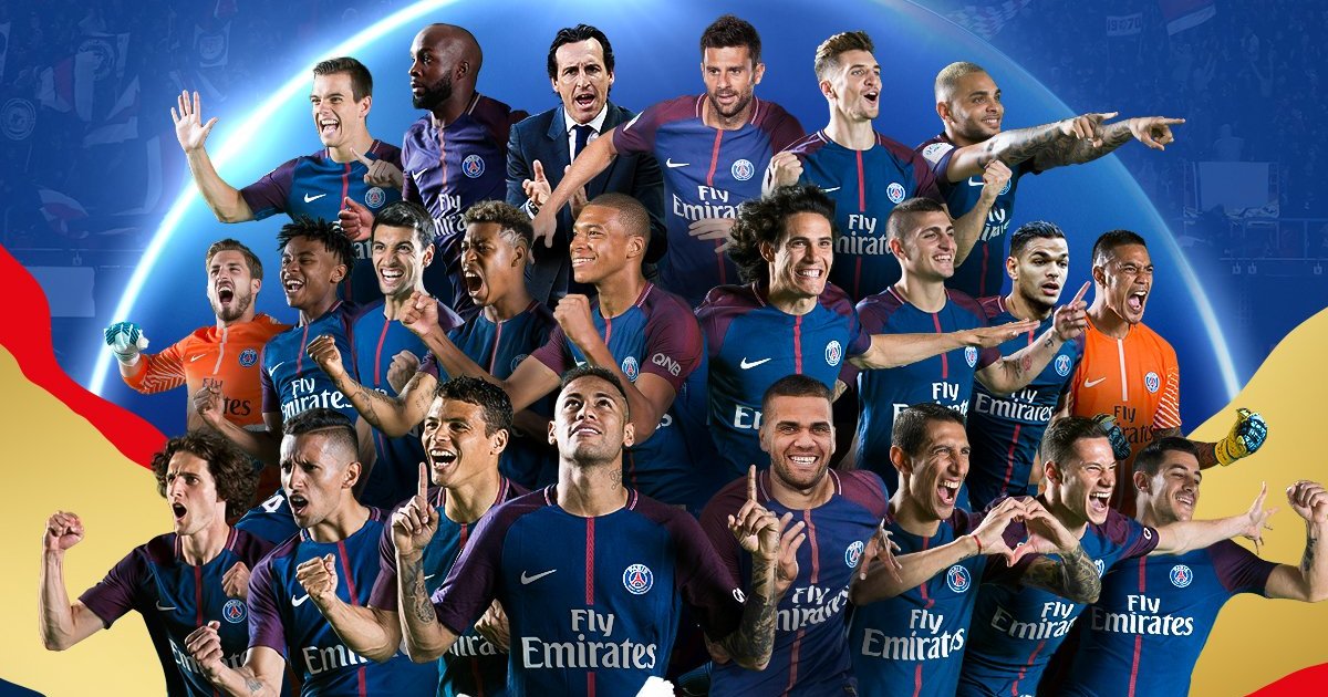Ligue 1 Winners XIs PSG 17/18 Matchday 119 Quiz  By yeiandres12