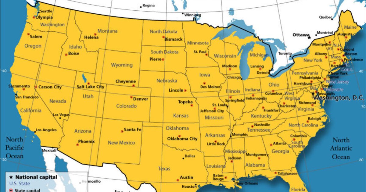 US States By Top 10 Cities Quiz Stats - By esohm