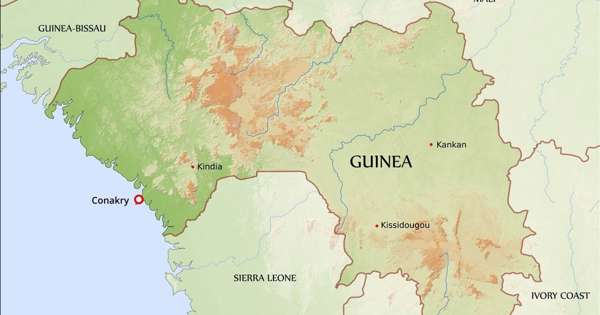 Guinea Landforms Guinea Physical Geography Quiz - By mucciniale