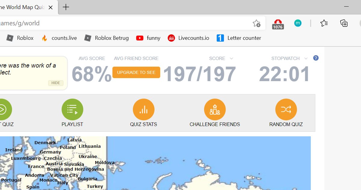 Can you name all countries without the 'R'? Quiz - By hakalyon12345