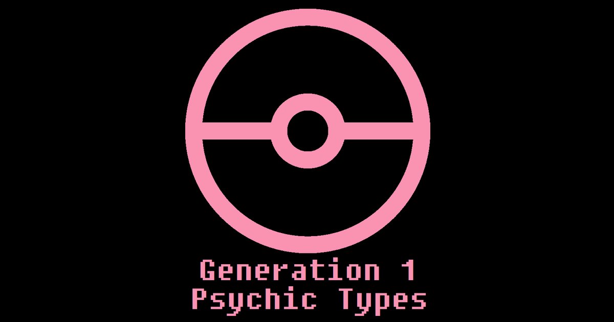 First Gen Psychic Types Psychic Type Gen. 1 Pokémon by HOME Image Quiz - By jonn19