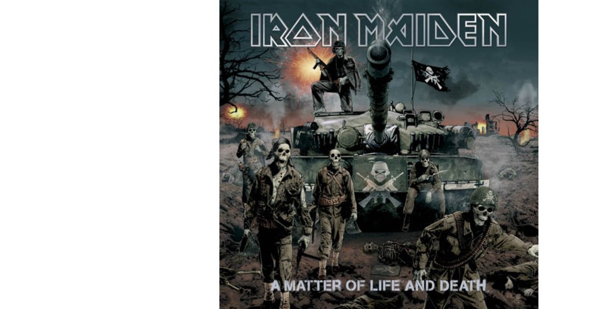 Iron Maiden Brave Neu World Groß Stoff Poster/Flagge 1100mm X 750mm