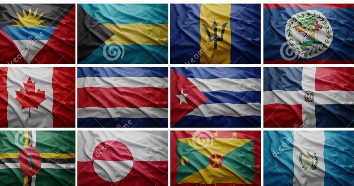 Alphabetical Flags of North America - 2654517