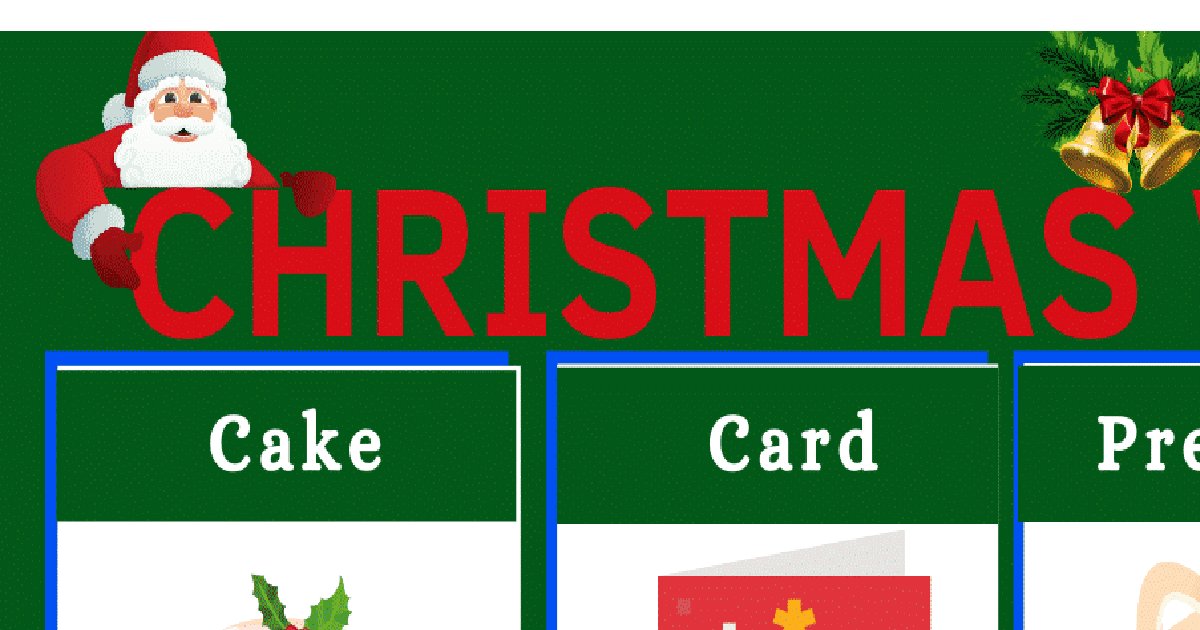 Words from Christmas Quiz By cassie_ann