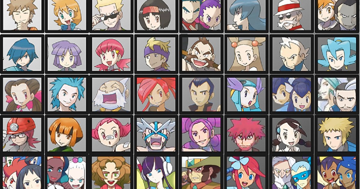 Pokemon Gym Leaders, Elite Four, and More by Type Quiz - By hotarun