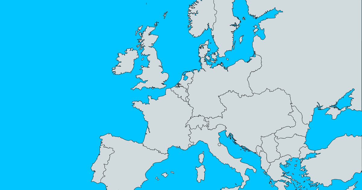 Countries of Europe in WW1 Map Quiz