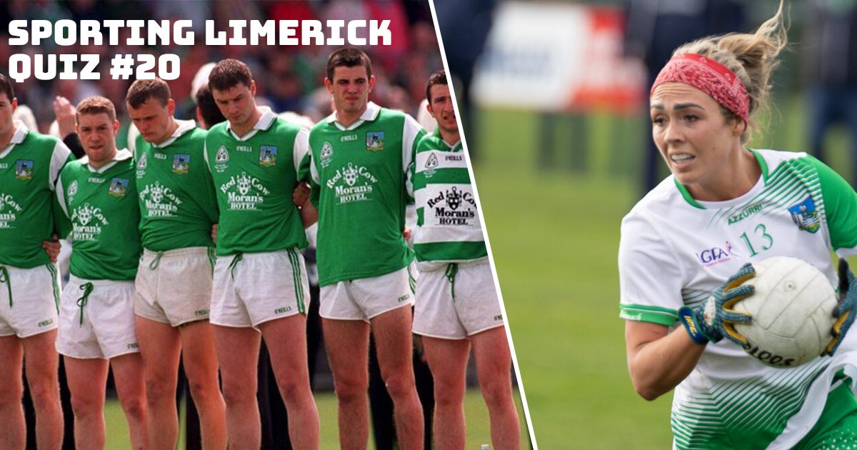 Sporting Limerick Quiz #20 - By SportingLimerick