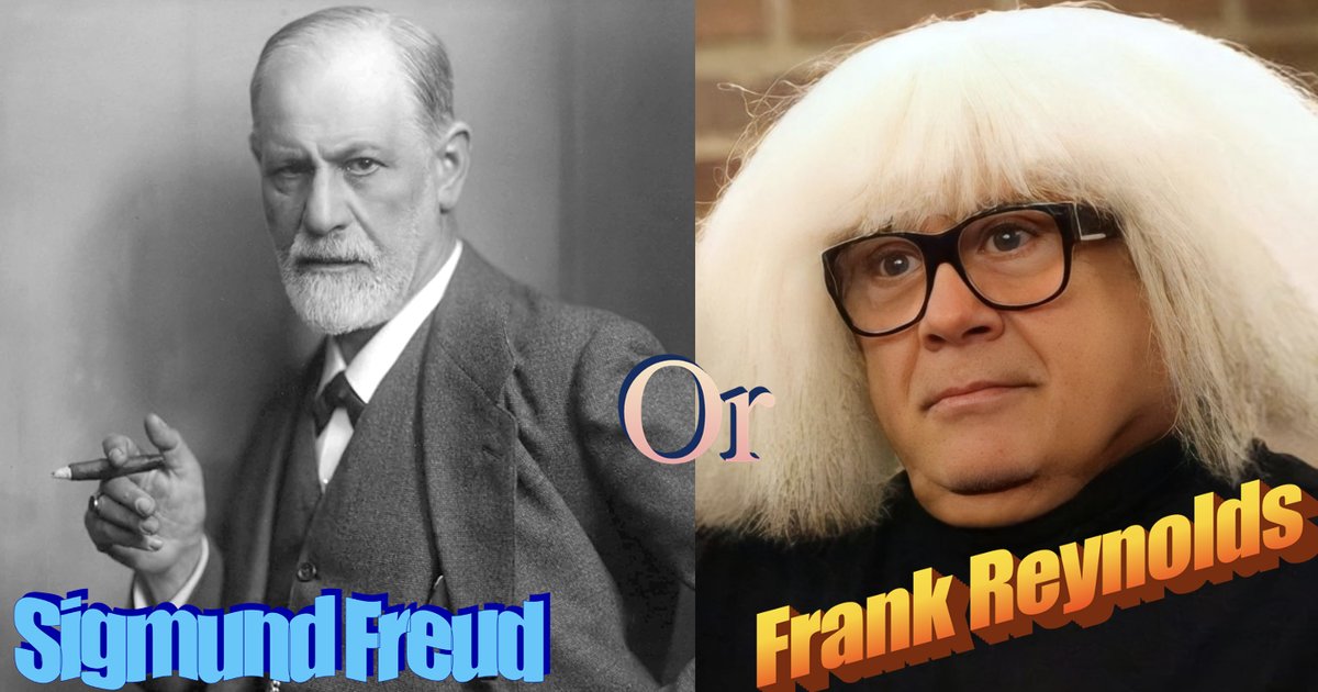 Frank Reynolds or Sigmund Freud Quiz By oliviaroybal7