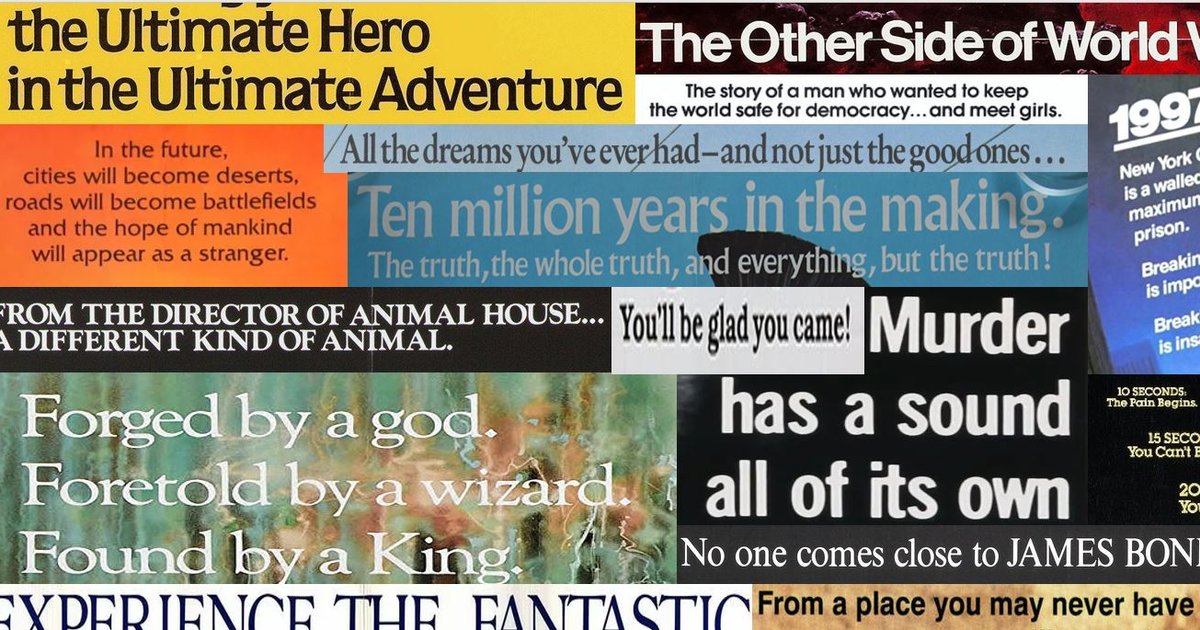 Taglines in 1981 movie posters Quiz - By mucciniale