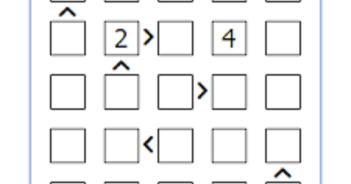 Unequal (Futoshiki) 7 Quiz - By cassie_ann