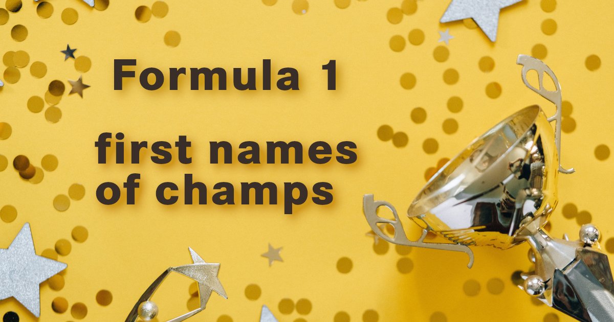 F1 Champions By First Name Quiz By Fnick f1-champions-by-first-name-quiz-by-fnick