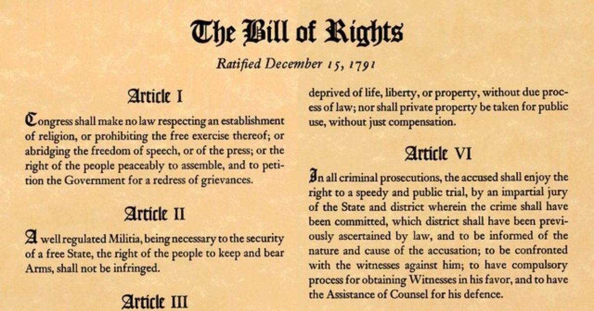 Handy History The Bill of Rights Quiz By Presidentzach2