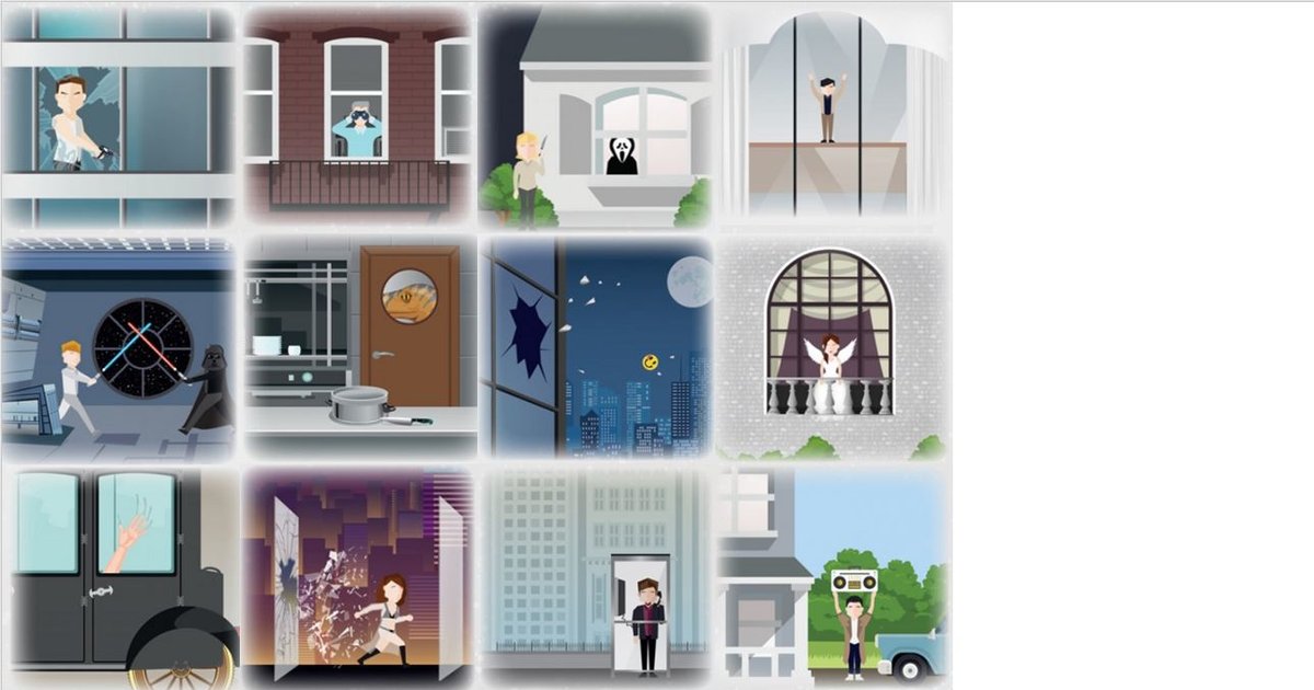 Window Box Scene 12 Iconic Movie Windows Scenes Quiz - By mucciniale