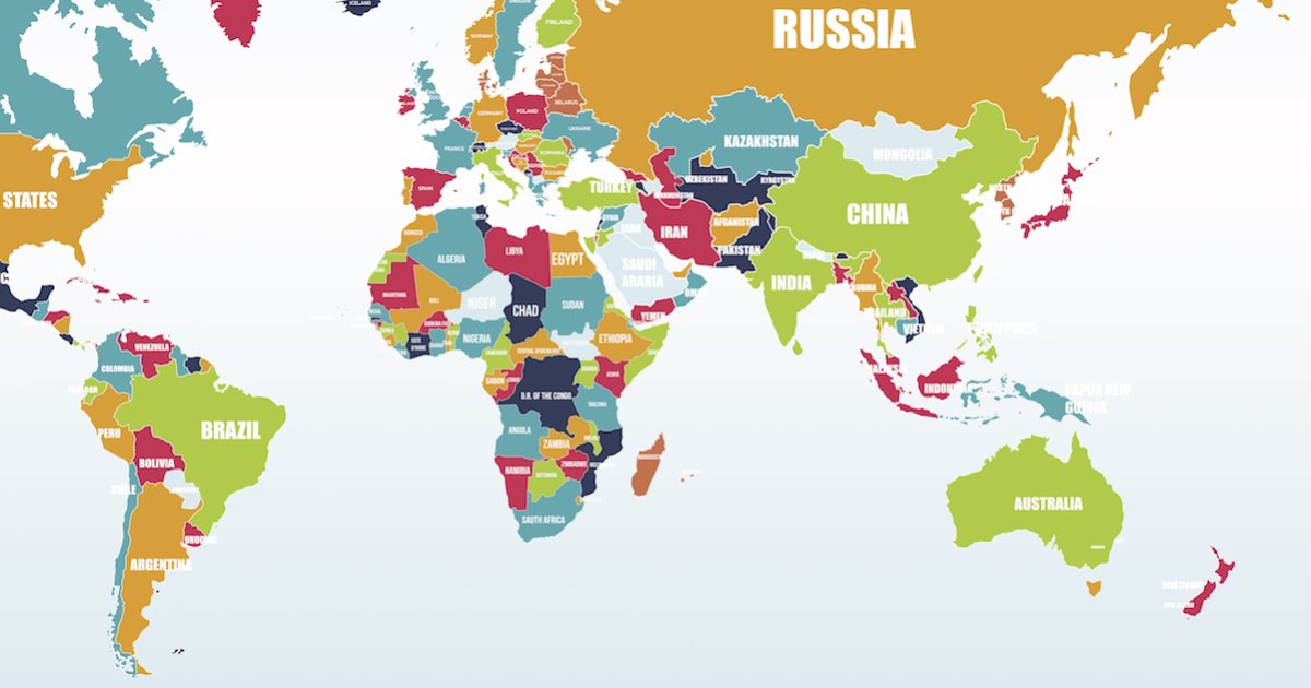 Official Name 'A' Words in Countries Official Names Quiz - By mucciniale