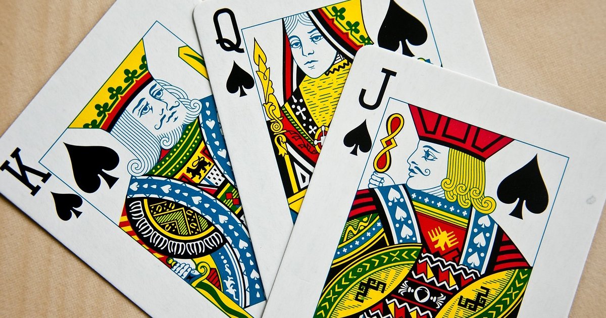 Card game crossword clue