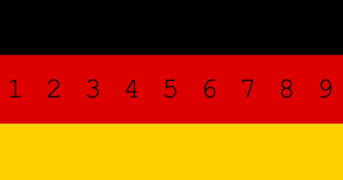 German Numbers In Order Quiz german-numbers-in-order-quiz