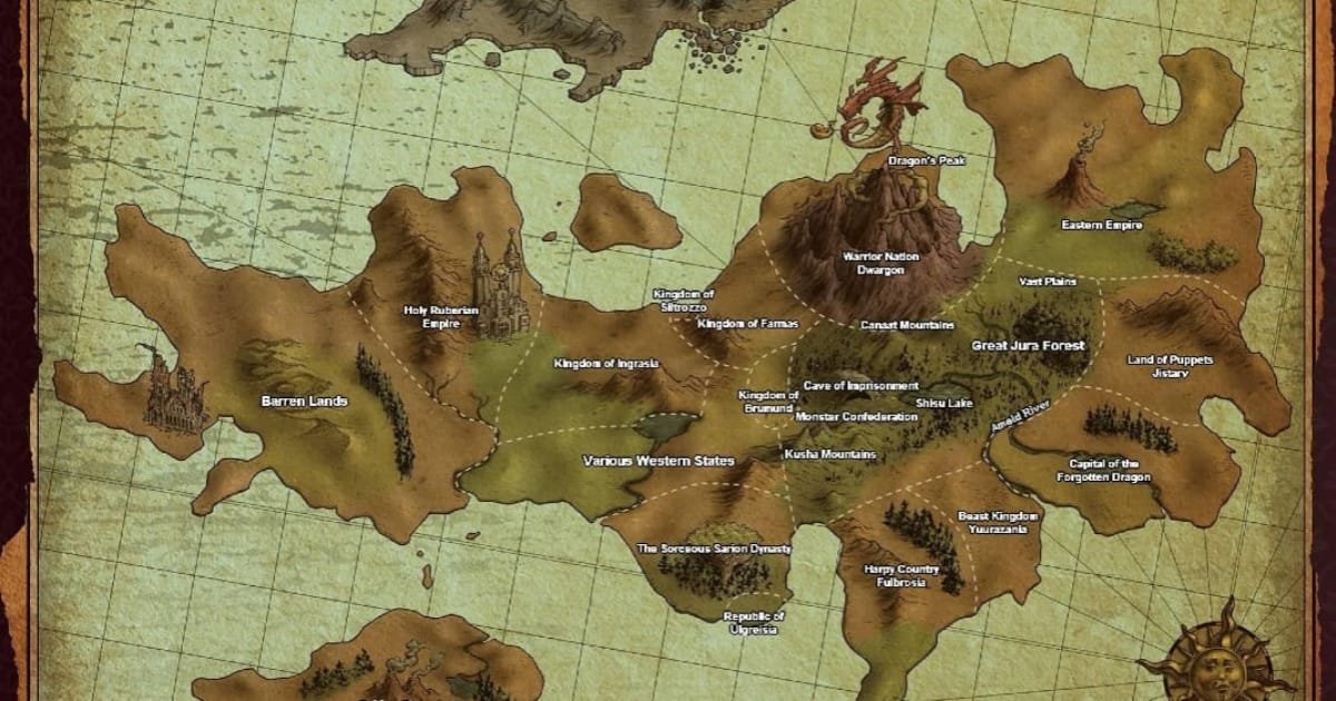 Anime World Maps Quiz