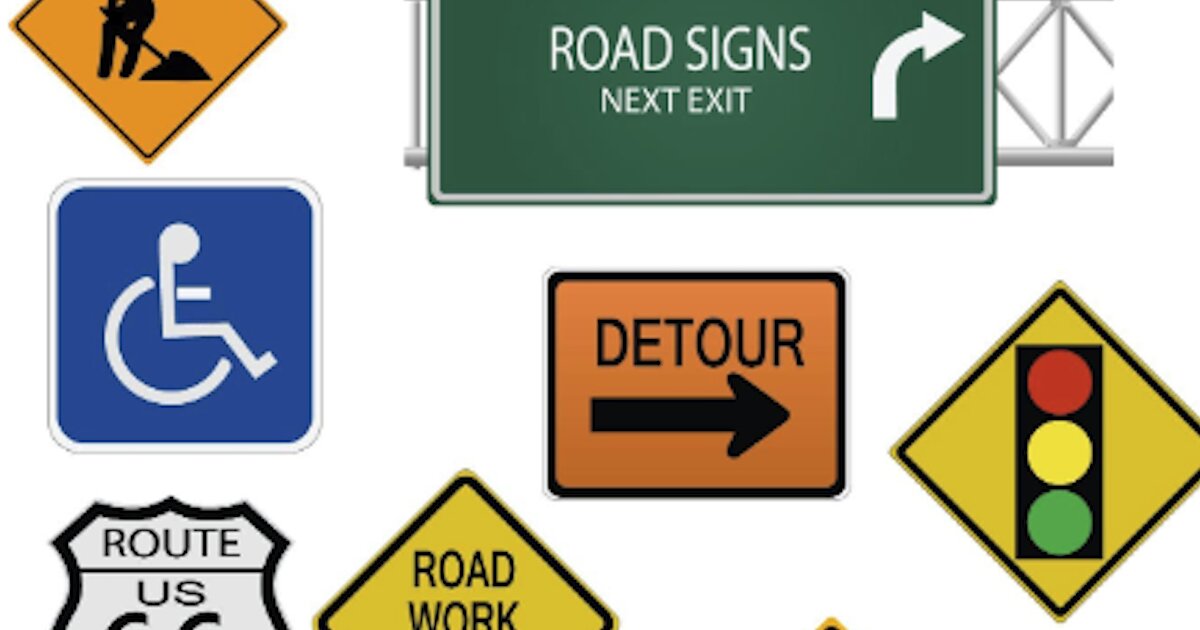Get the Picture: Road Signs - What color? Quiz - By Wigbold