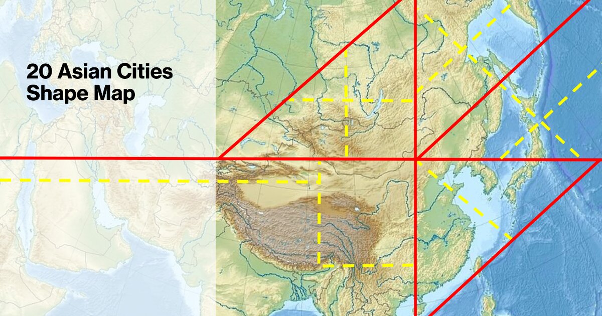 Asia Shape Rrace 20 Asian Cities Shape Map Quiz - By Addicted-Nation