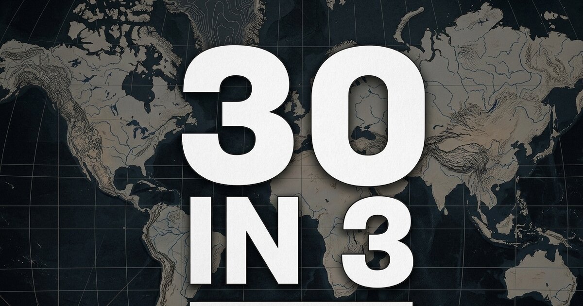 30 Map Question 30 Questions In 3 Minutes: Geography Quiz - By treessimontrees