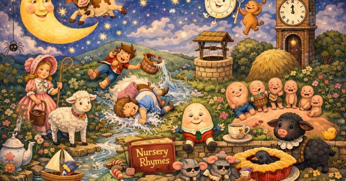 Word Ladder: Nursery Rhyme References Quiz - By oakley816