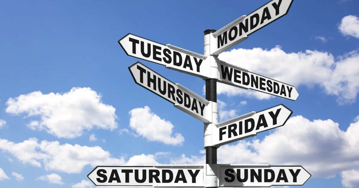 Days of the Week - Mystery Order Quiz