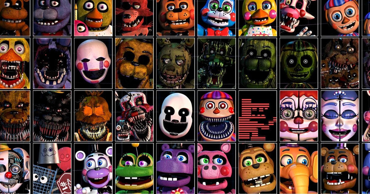 Name every Fnaf UCN character Quiz - By The_Rendom