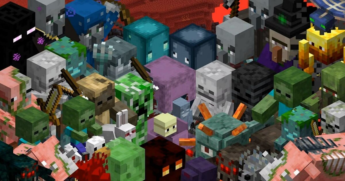 Animal Group by Minecraft Mobs Quiz - By Irish_Zebra122