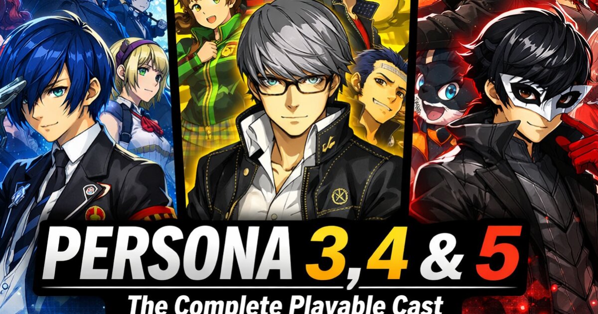 Persona 3–5: Playable Characters Quiz - By Trev88