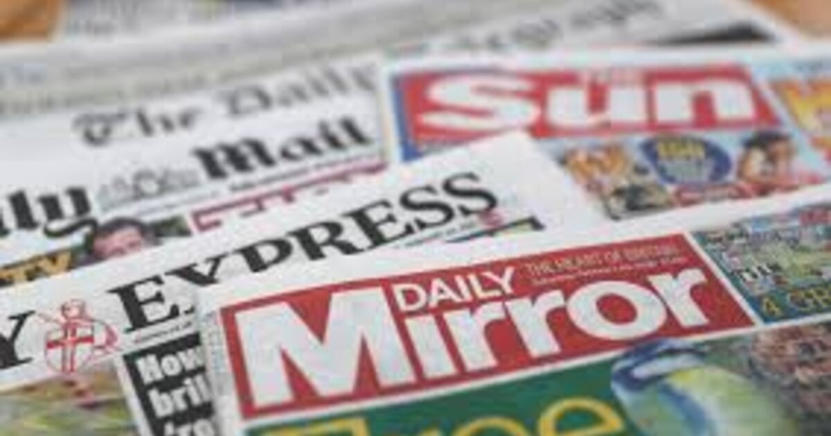 Sortable Newspaper by Country Quiz - By Ewlesy