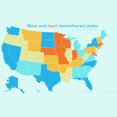 Letters Minefield: US States Quiz